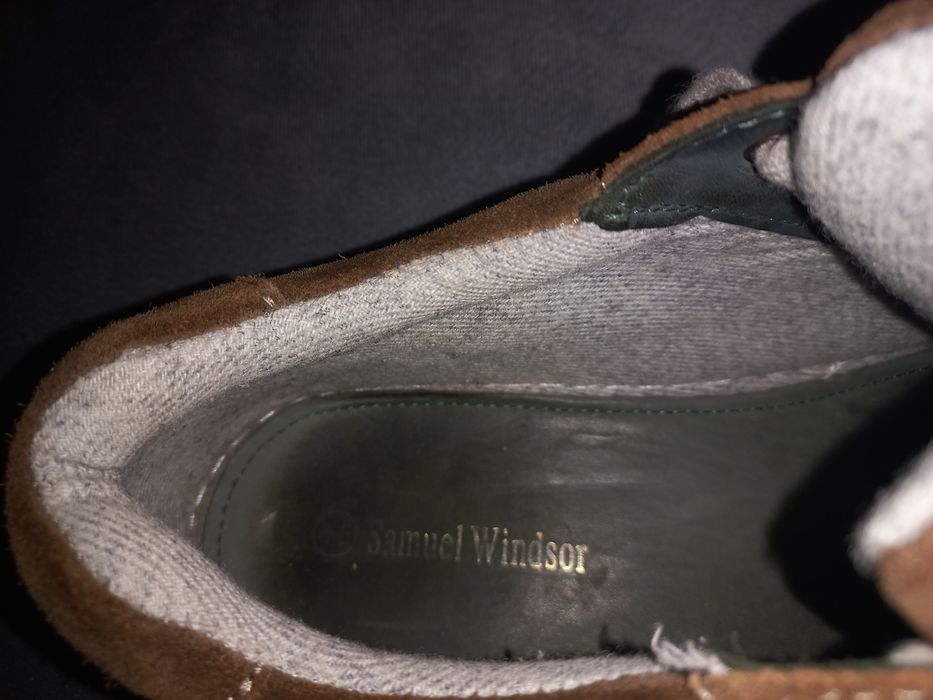 Кросівки SAMUEL WINDSOR (Hand Made) Bawn /Suede TrIners/  England