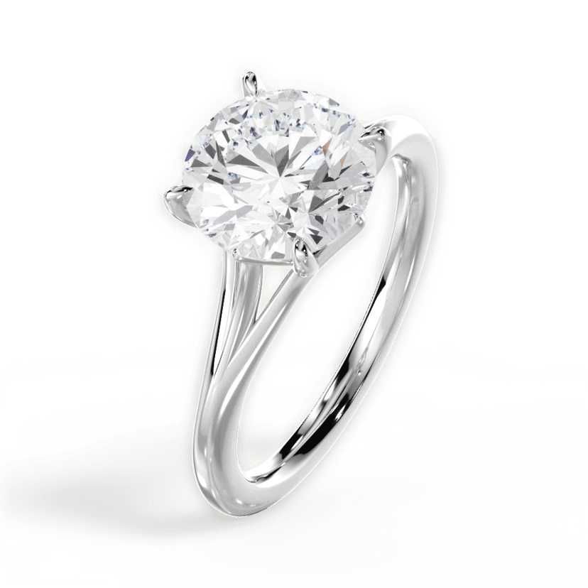 Женское золотое кольцо с бриллиантом 1,50 карат. Для помолвки. НОВОЕ
