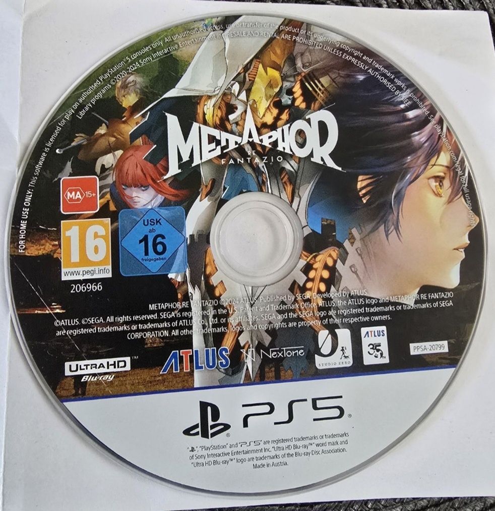 Gra Metaphor ReFantazio ps5