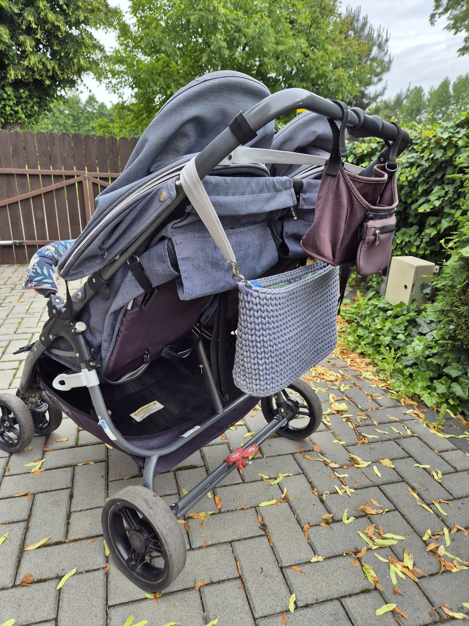Wózek spacerowy dla bliźniąt spacerówka valco baby
