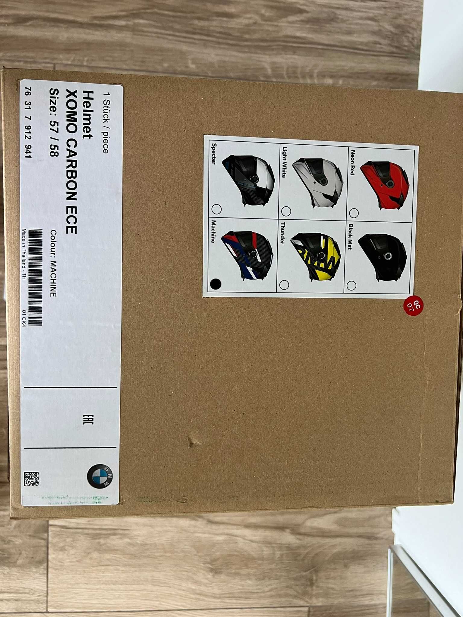 Kask BMW XOMO CARBON rozm. M 57/58  kolor - Machine  **NOWY** Okazja**