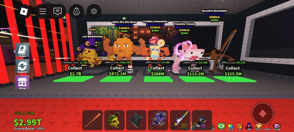 Продам Брейнротів у грі STEAL A BREINROT