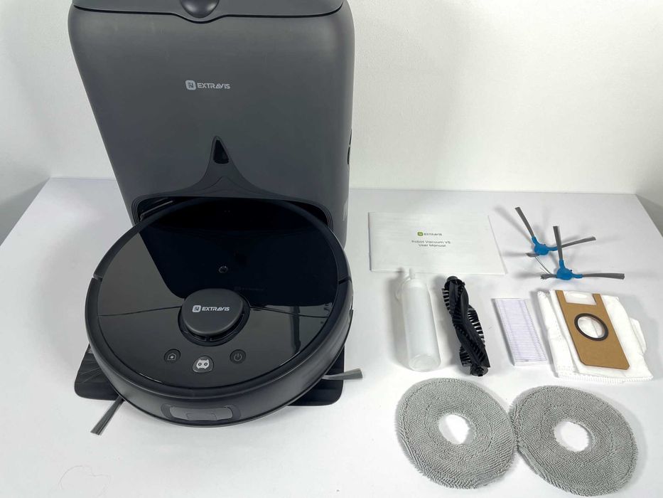 Extravis V5 Робот-пилосос для власників тварин + Станція самоочищення