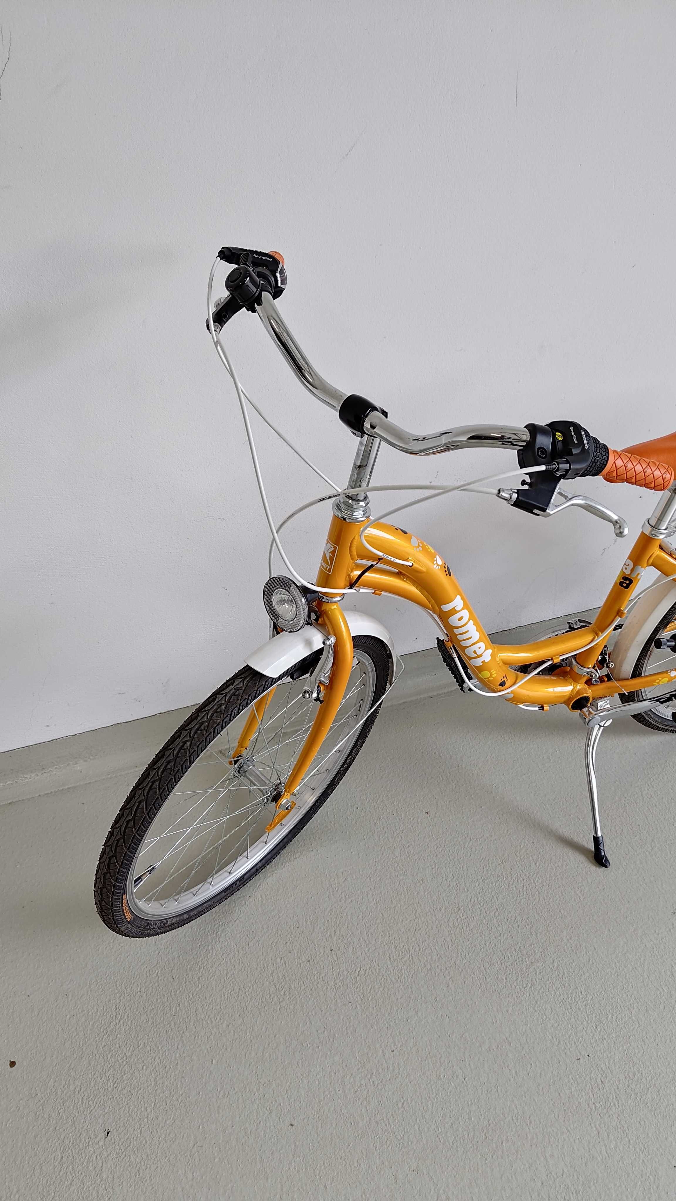 Miejski rower Romet Panda, koła 24 cale dla dziewczynki.