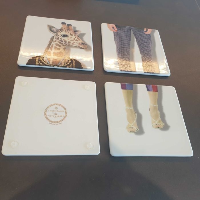 Conjunto de 4 bases para copos Christian Lacroix Maison - Vista Alegre