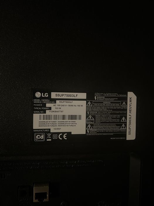 Smarttv lg 55 polegadas