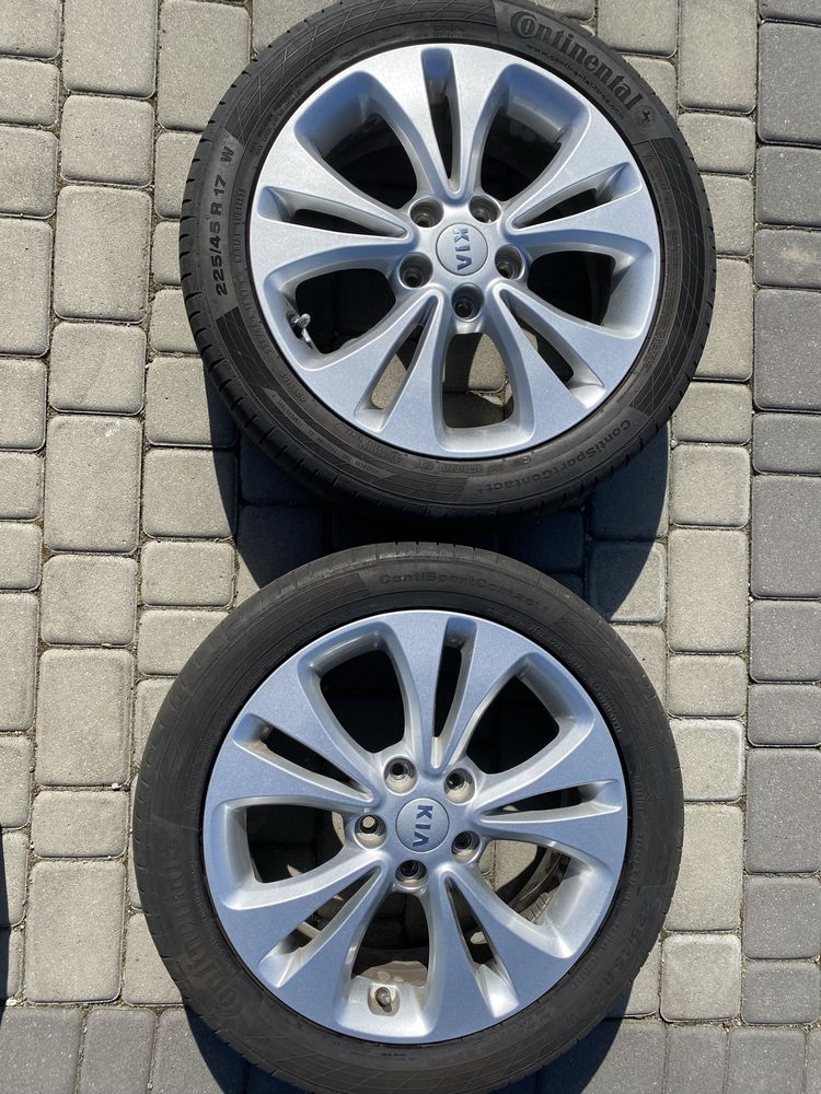 Alufelgi 5x114,3 17 cali Kia Carens Ceed Cee’d Optima Cerato 225/45/17