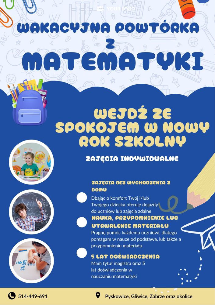 Korepetycje z Matematyki MATEMATYKA kurs