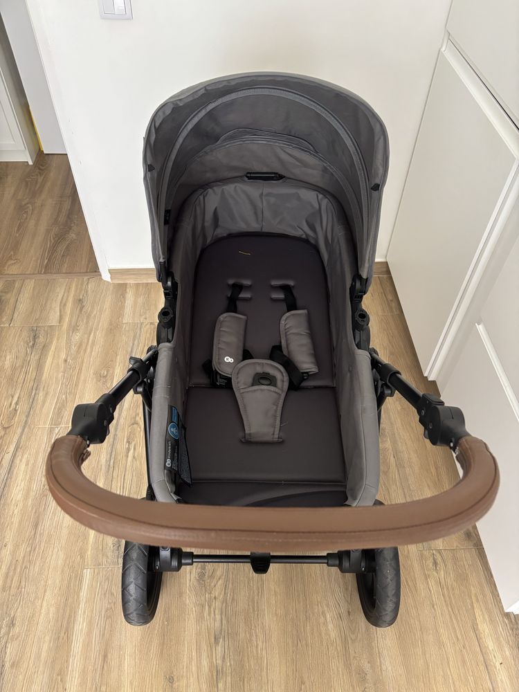 Carrinho de Bebé KINDERKRAFT Esme Multifuncional 3 em 1 (Cinzento)