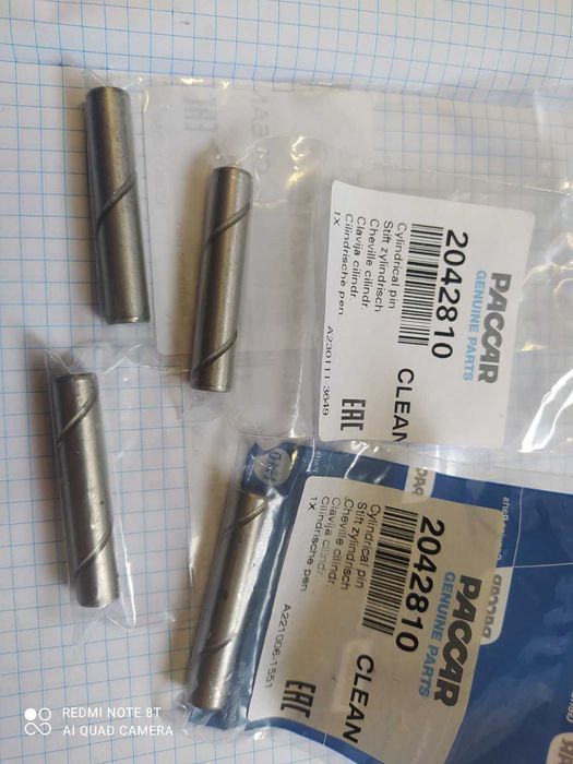 Направляюча перемичка клапана DAF 10*60MM 2042810 1367260 1926772