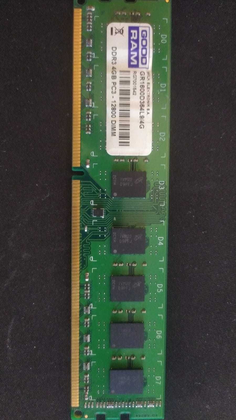Pamięć RAM GoodRam DDR3, 4 GB, 1600MHz, CL9