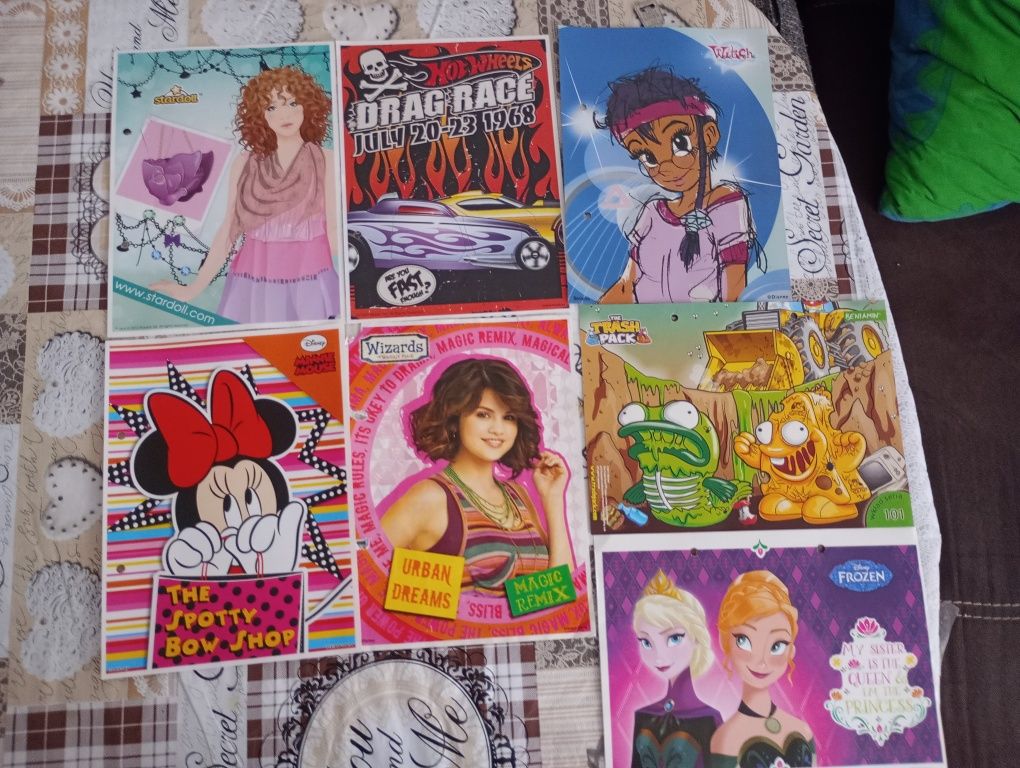 7x duża karteczka do segregatora