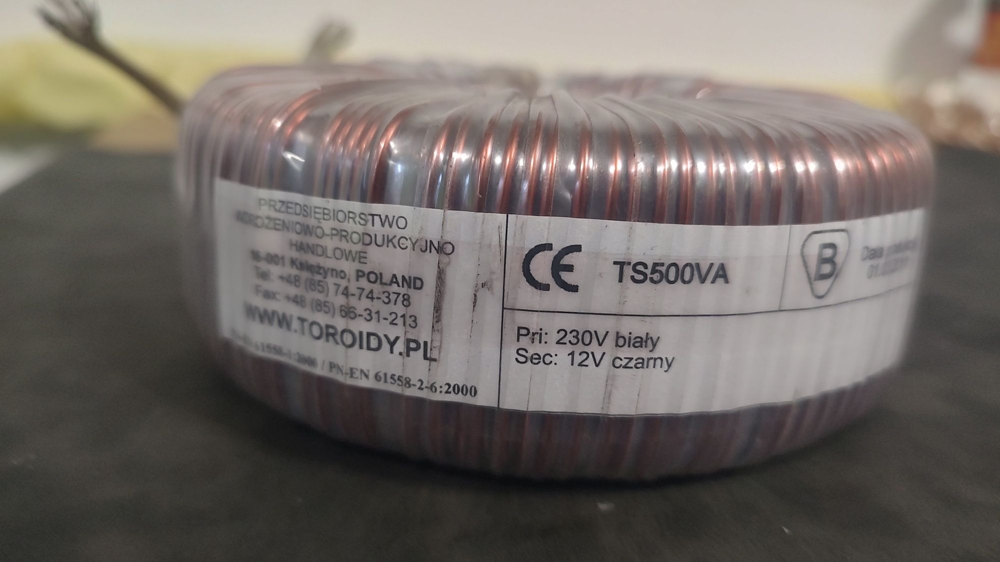 STS0500 - Transformator TS 500VA /230V/12
