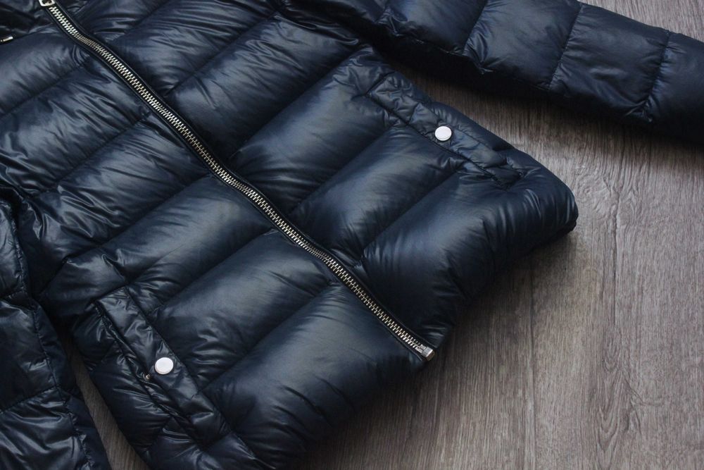 Натуральний пух стьобаний пуховик куртка від ZARA оригінал