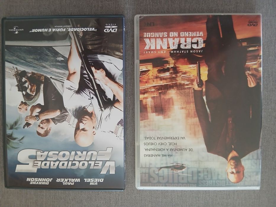 Dvds de Ação como novo