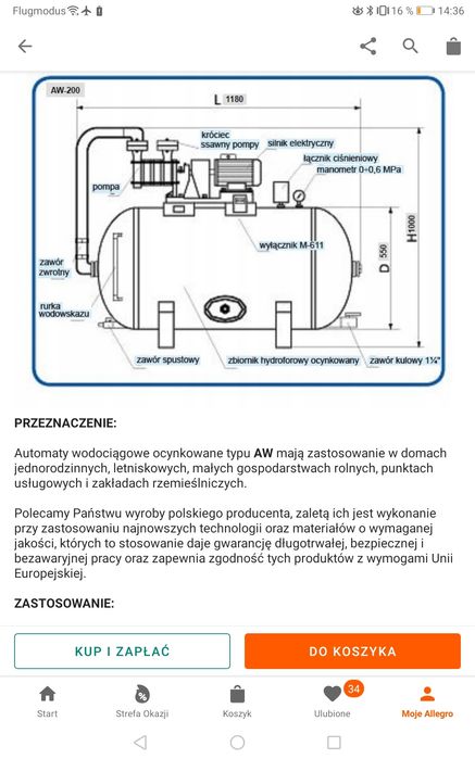 Hydrofor z firmy wimest