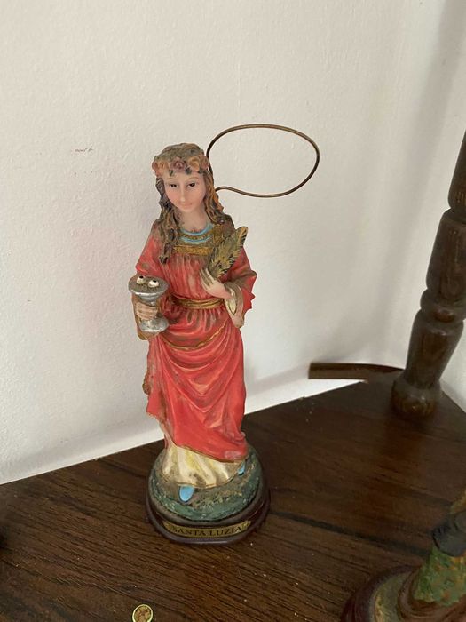 estatueta de anjinho antiga