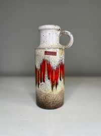 Ceramiczny wazon Scheurich 401-20 Fat Lava. Stara ceramika W. Geramny