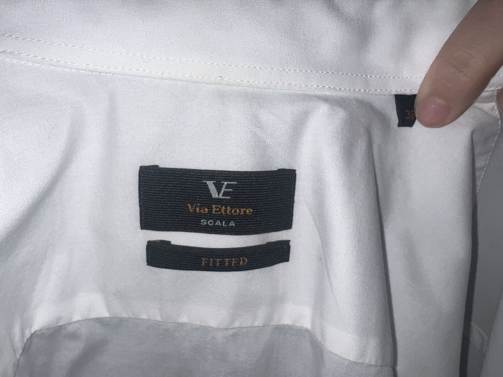 Camisa homem branca usada apenas 1 vez