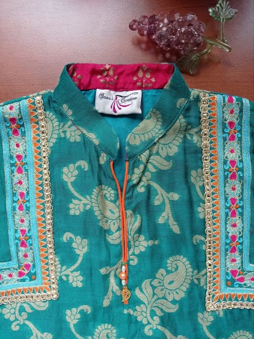 Karnawał bajkowa tunika dla arabskiego księcia lub księżniczki 6 lat