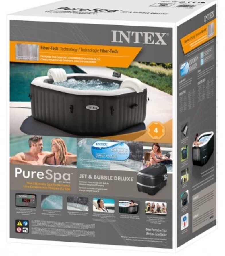 Jacuzzi spa intex octogonal bolhas e jatos - SELADO