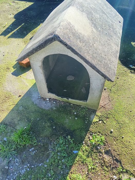 Casota para cão em cimento