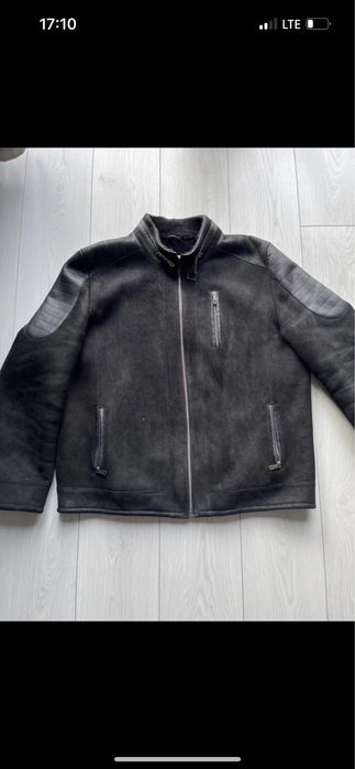 Kurtka skóra naturalna kożuch męski xxl