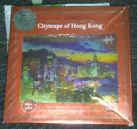 Puzzle Metallic Effect Jigsaw Cityscape of Hong Kong 68x50cm, 1000 el.