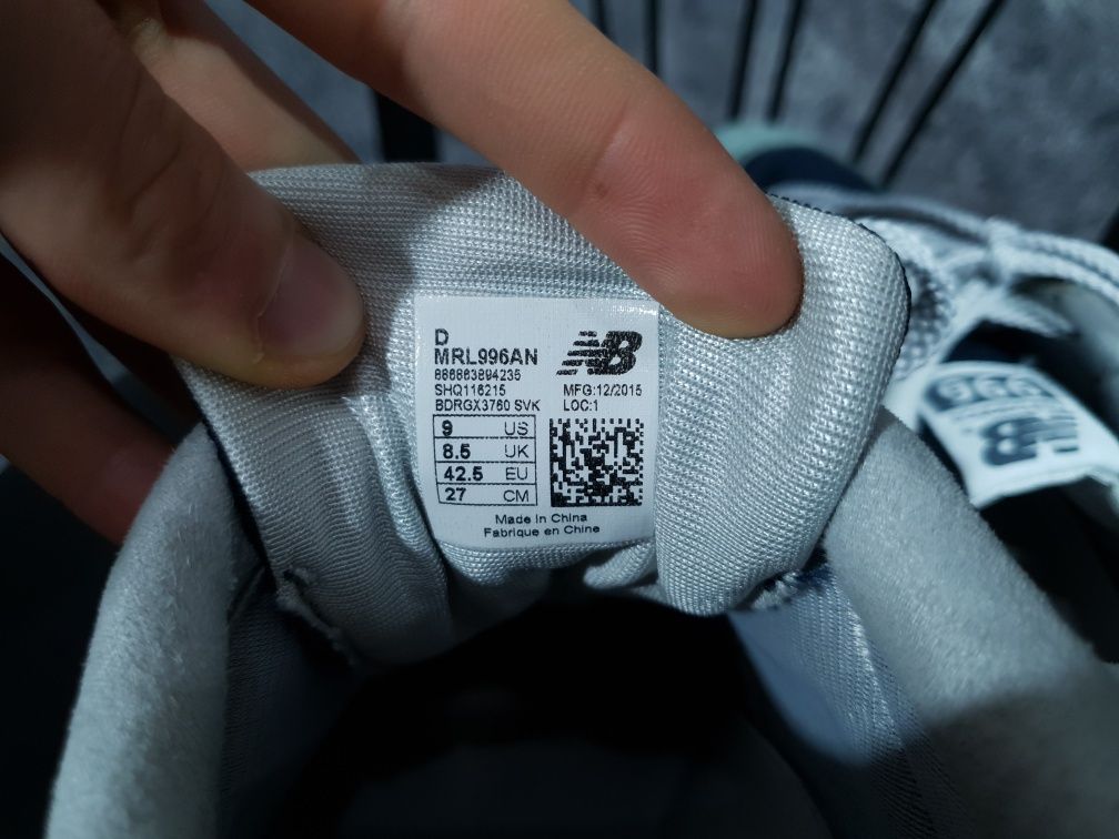 Чоловічі Кроссівки New Balance 996 574 993 Оригінал