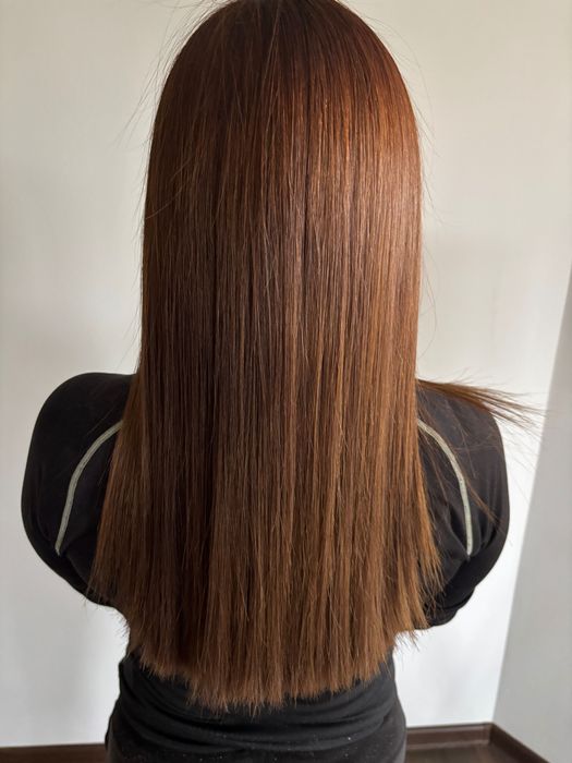 Keratynowe prostowanie włosów