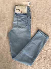 Spodnie Jeansy dziewczęce Super Skinny Fit 146 cm, 10-11 lat.