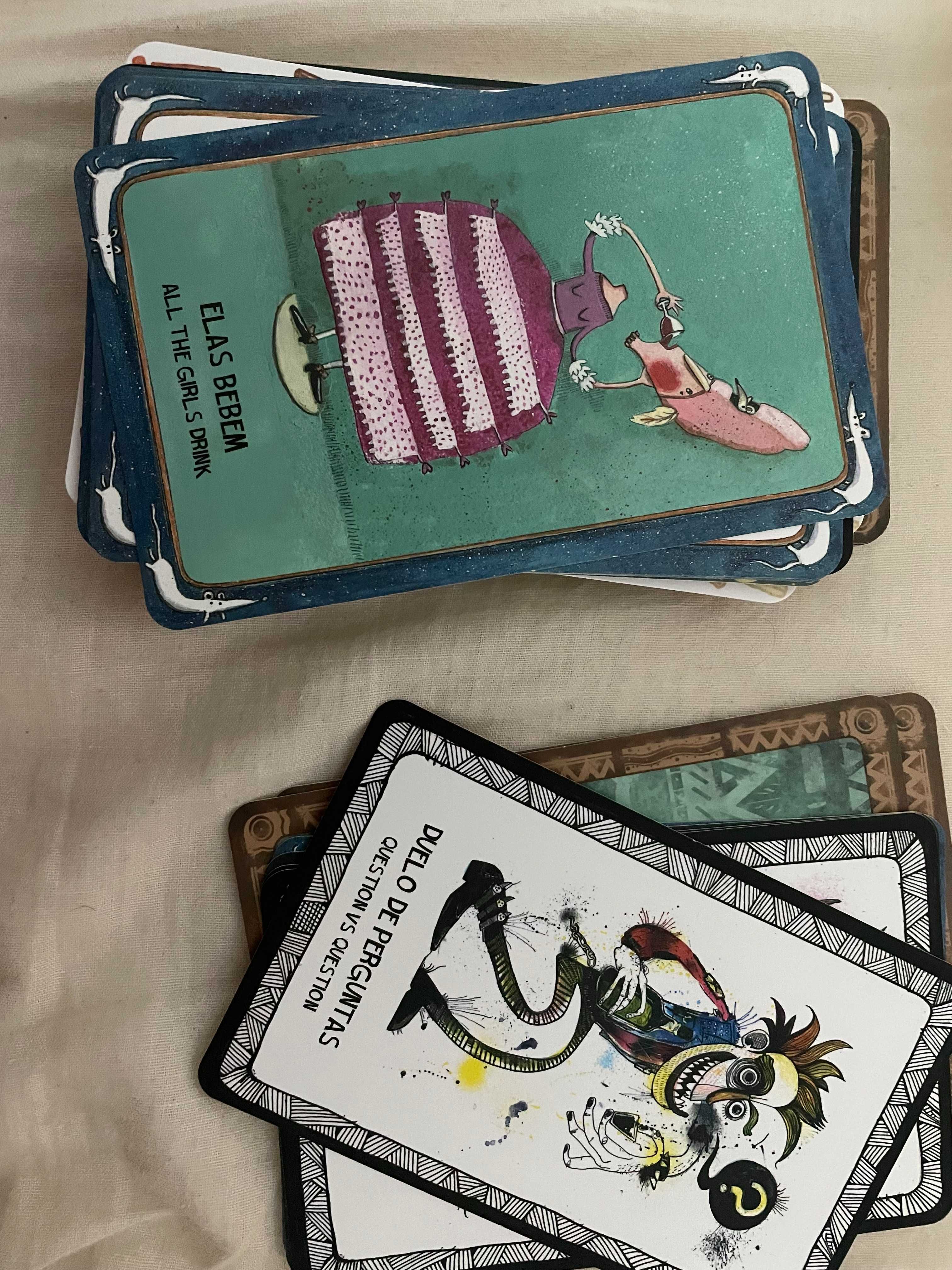 Jogo de bebida de cartas