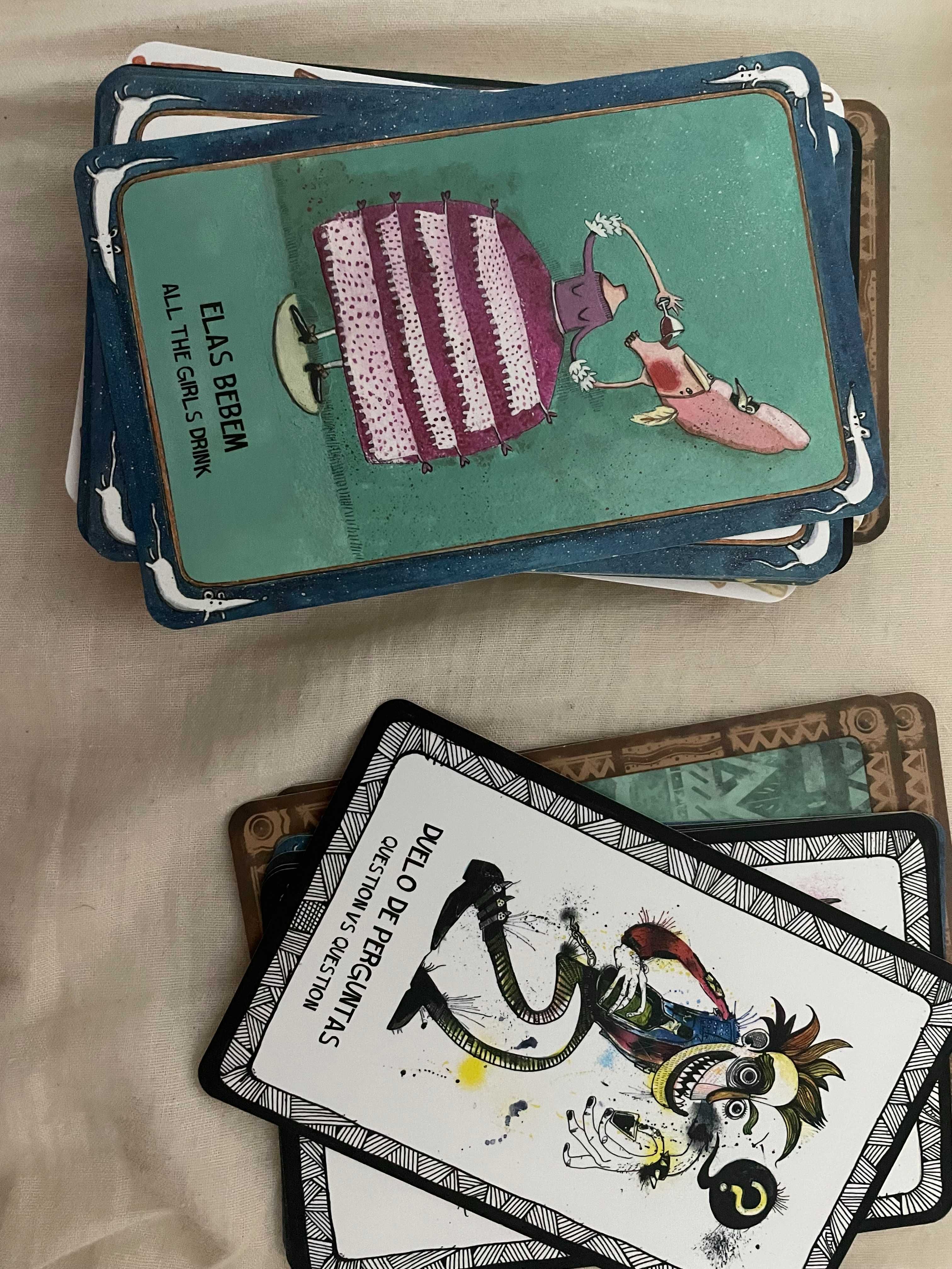 Jogo de bebida de cartas