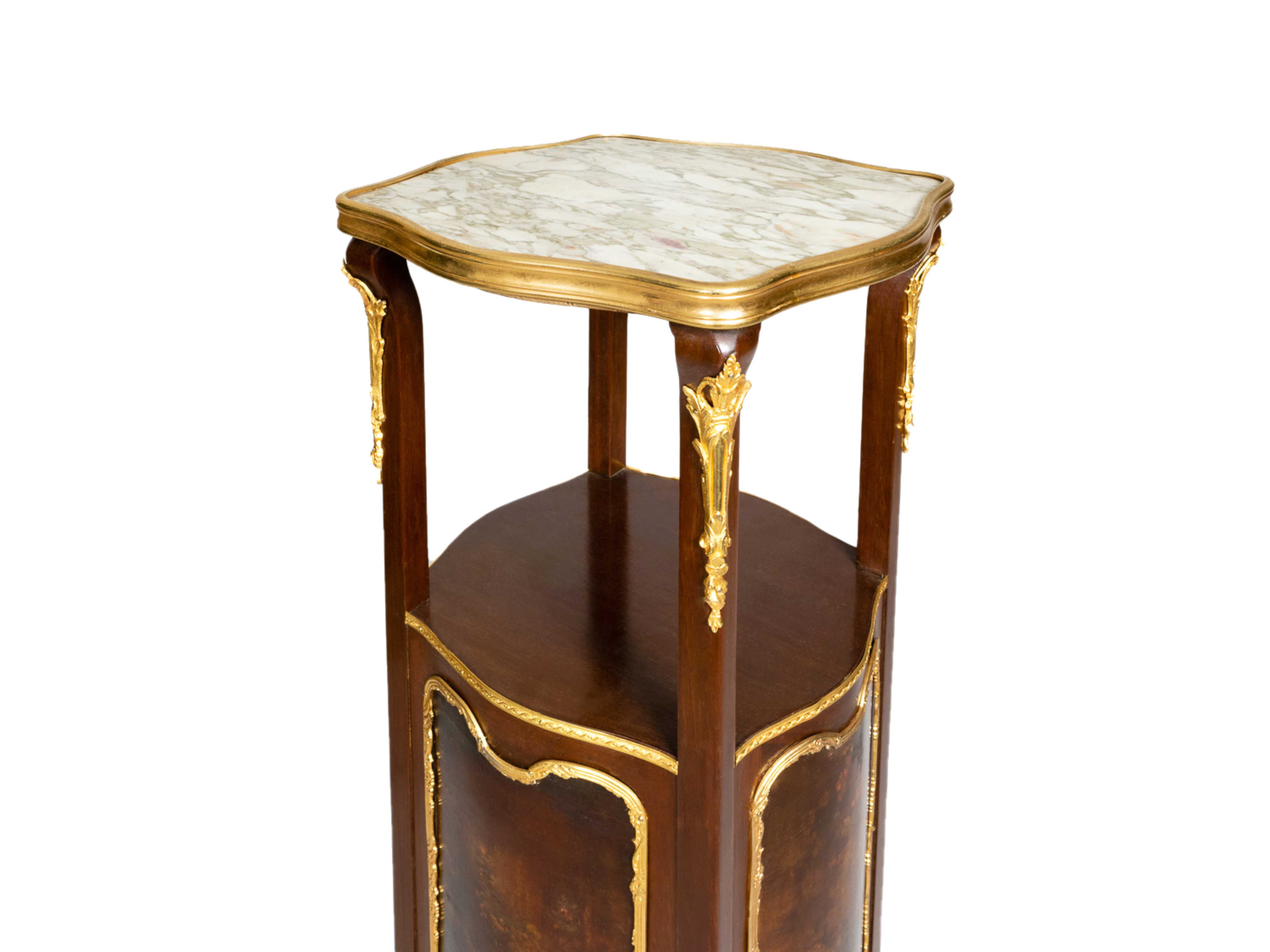 Pedestal jardiniere nogueira bronze Luís XV | século XX