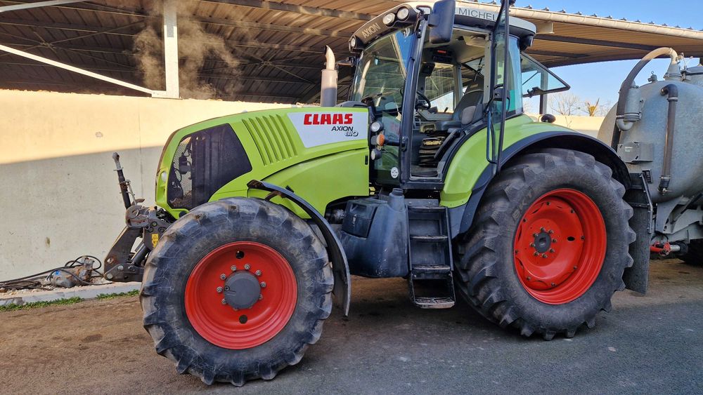 Claas Axion 810 Cebis Hexashift jeden właściciel tył opony nowe