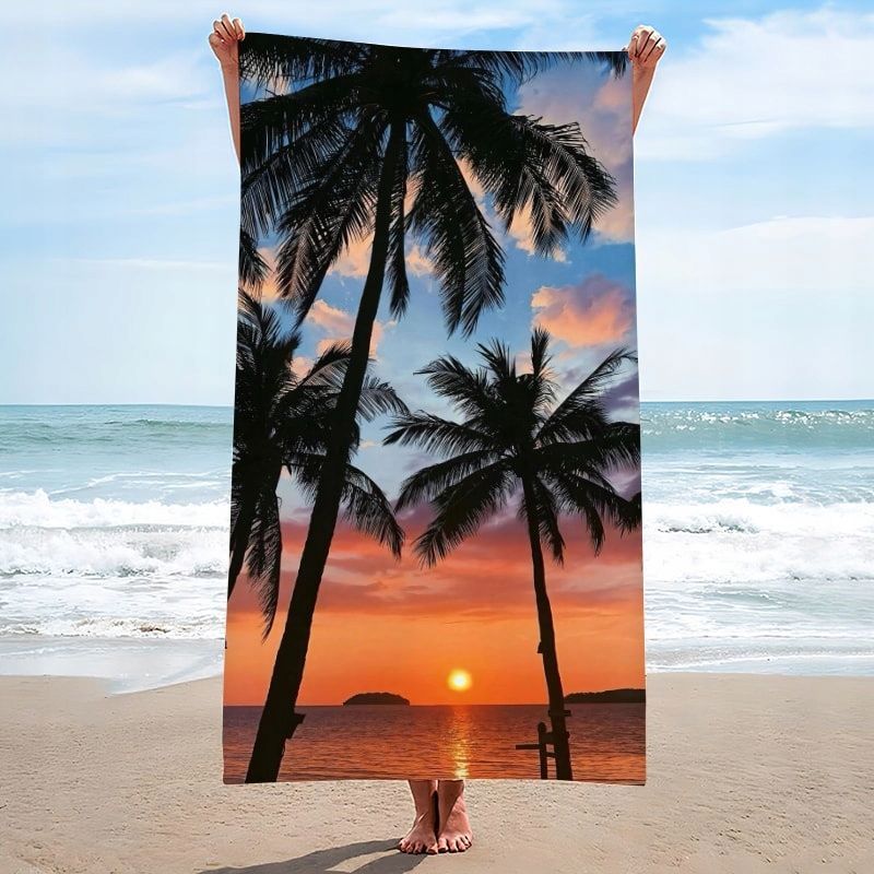 Ręcznik plażowy Szybkoschnący mikrofibra 70x140 kąpielowy Holiday duży