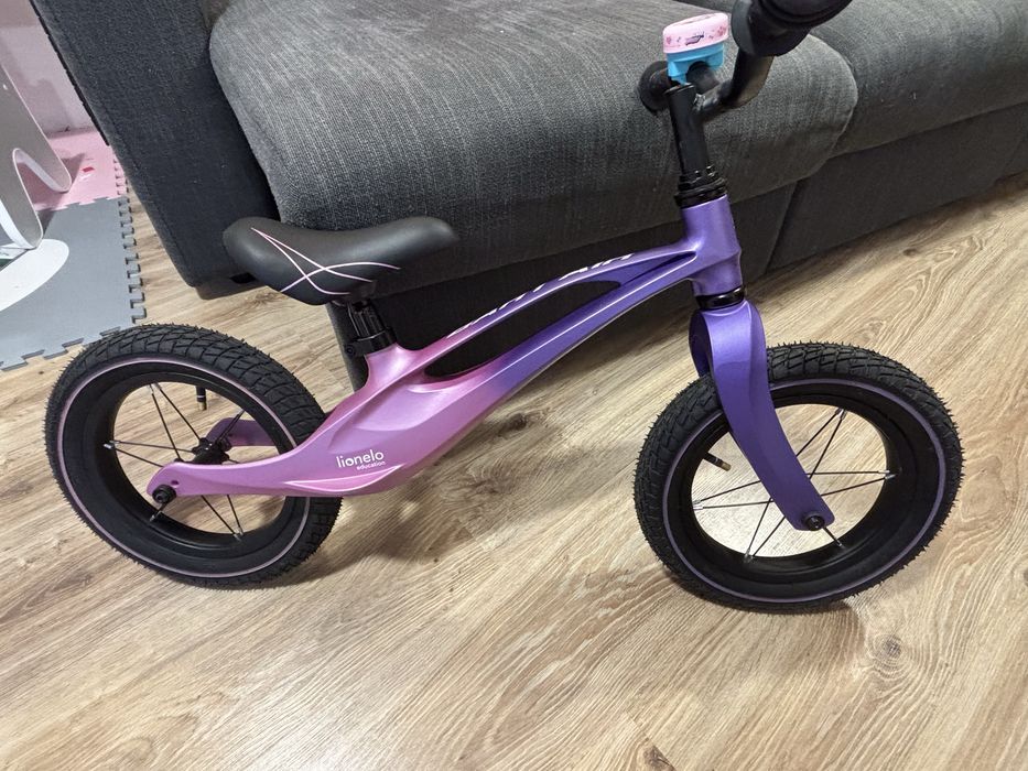 Rowerek biegowy Lionelo Bart Air Pink Violet.