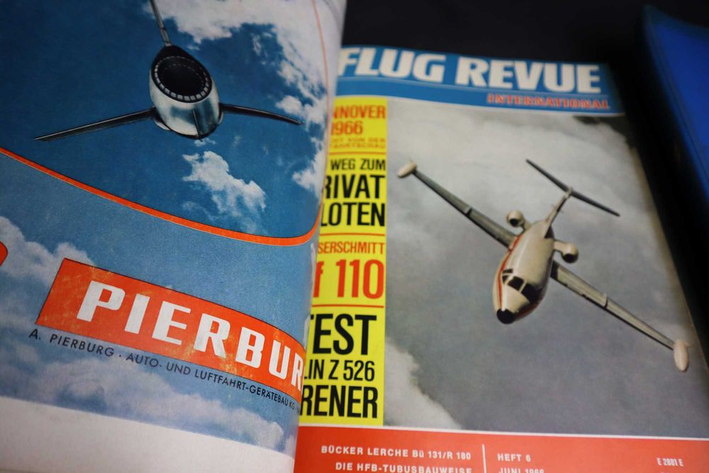 FLUG REVUE gazety historia lotnictwa  3 tomy 1966/67 r b5/080950