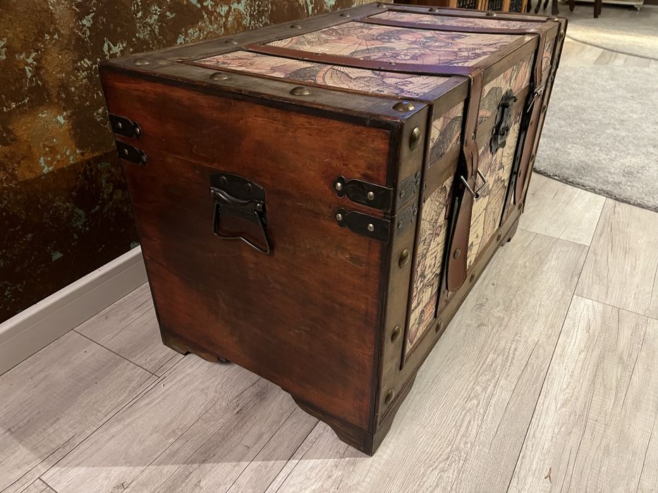 Duża skrzynia drewniana almi decor
