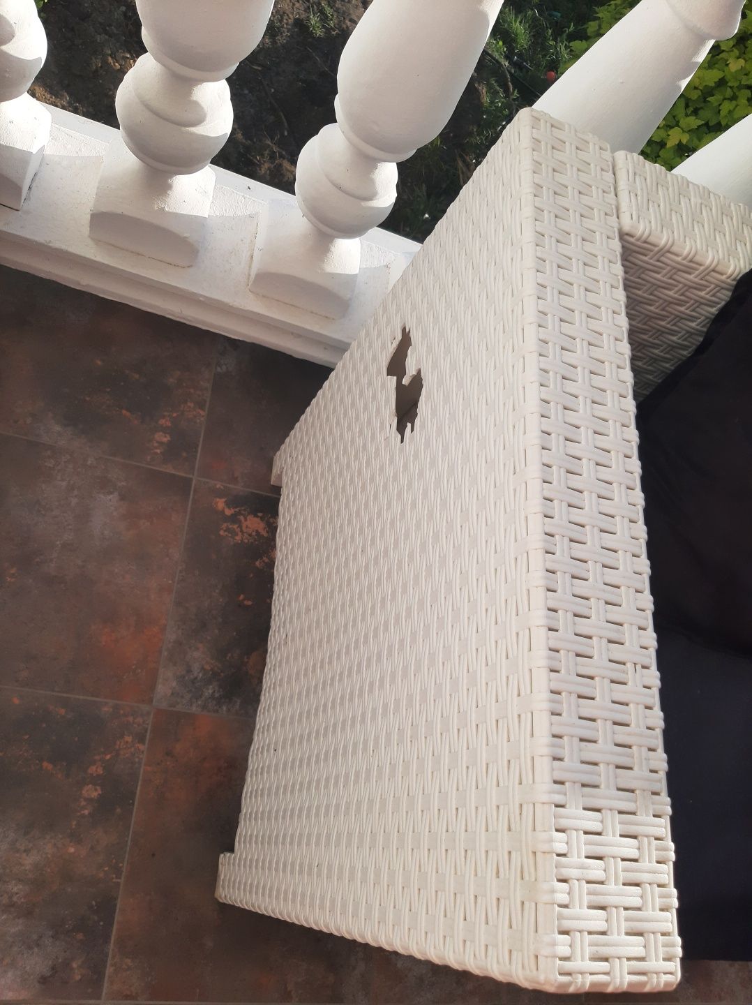 Meble ogrodowe technorattanowe sofa+2 fotele