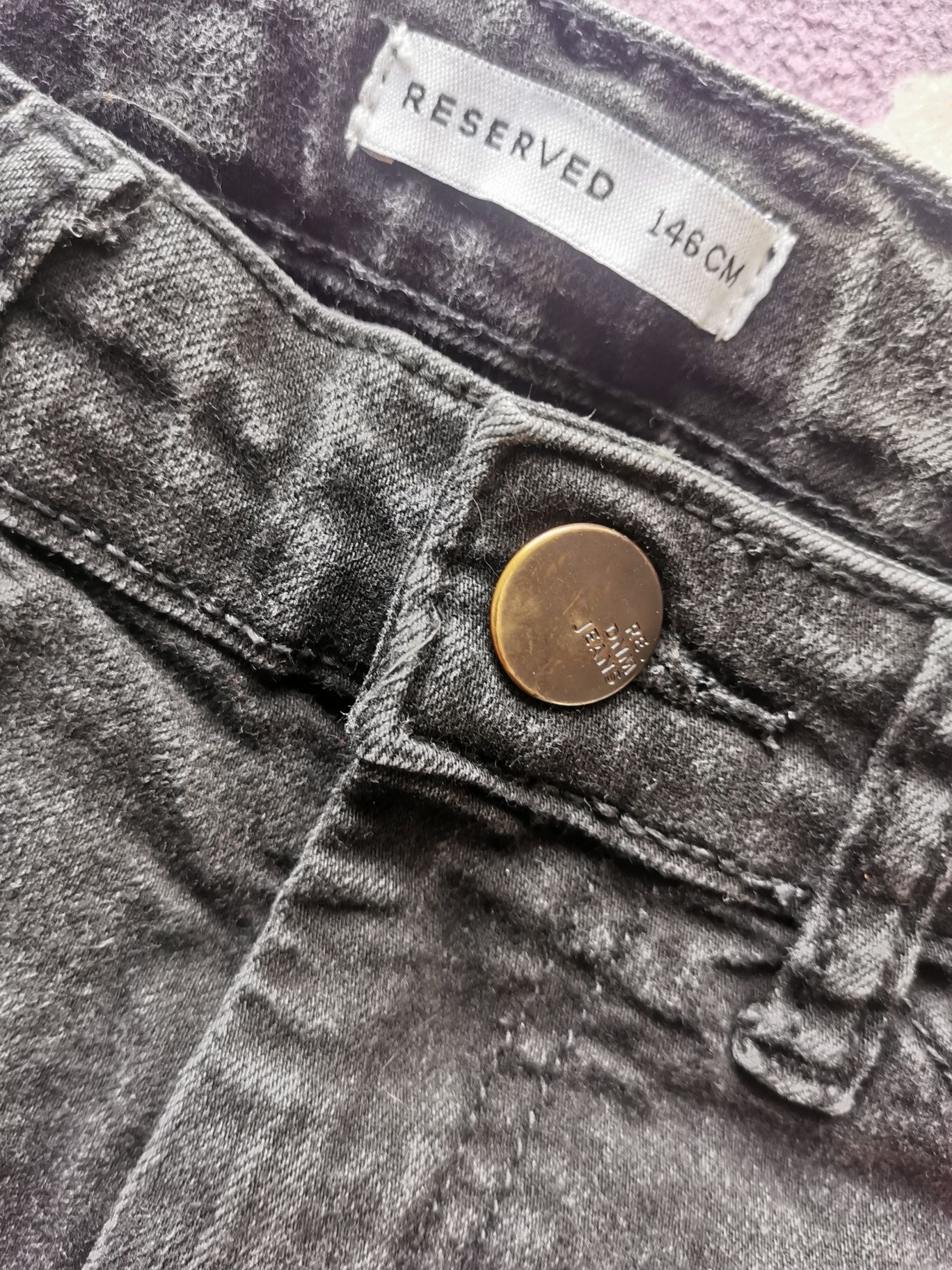 Zestaw 146 jeansy Reserved i sweter