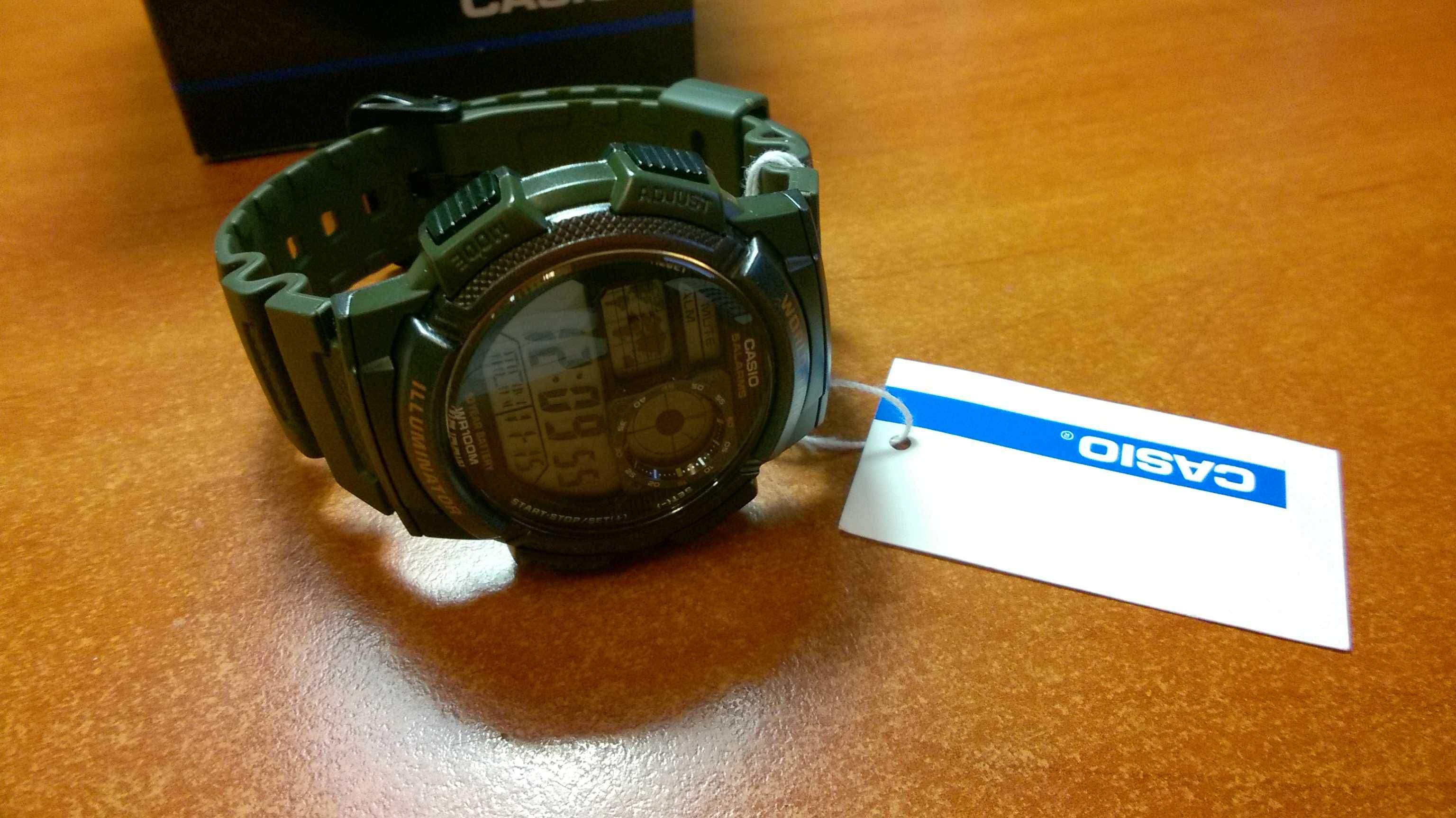 Nowy męski zegarek CASIO