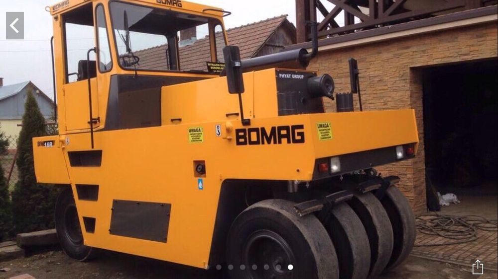 Bomag Vp 200  Wynajem, Walec guma guma, koparki, wozidła Bell
