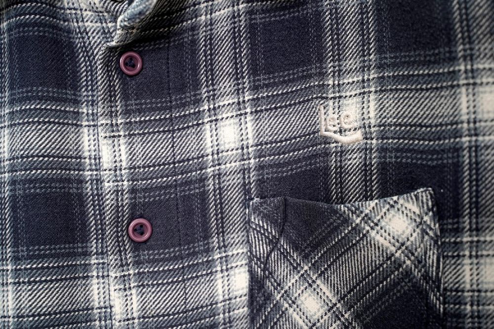 LEE Western shirt | Stylowa koszula w kratę, bardzo miła w dotyku r.L