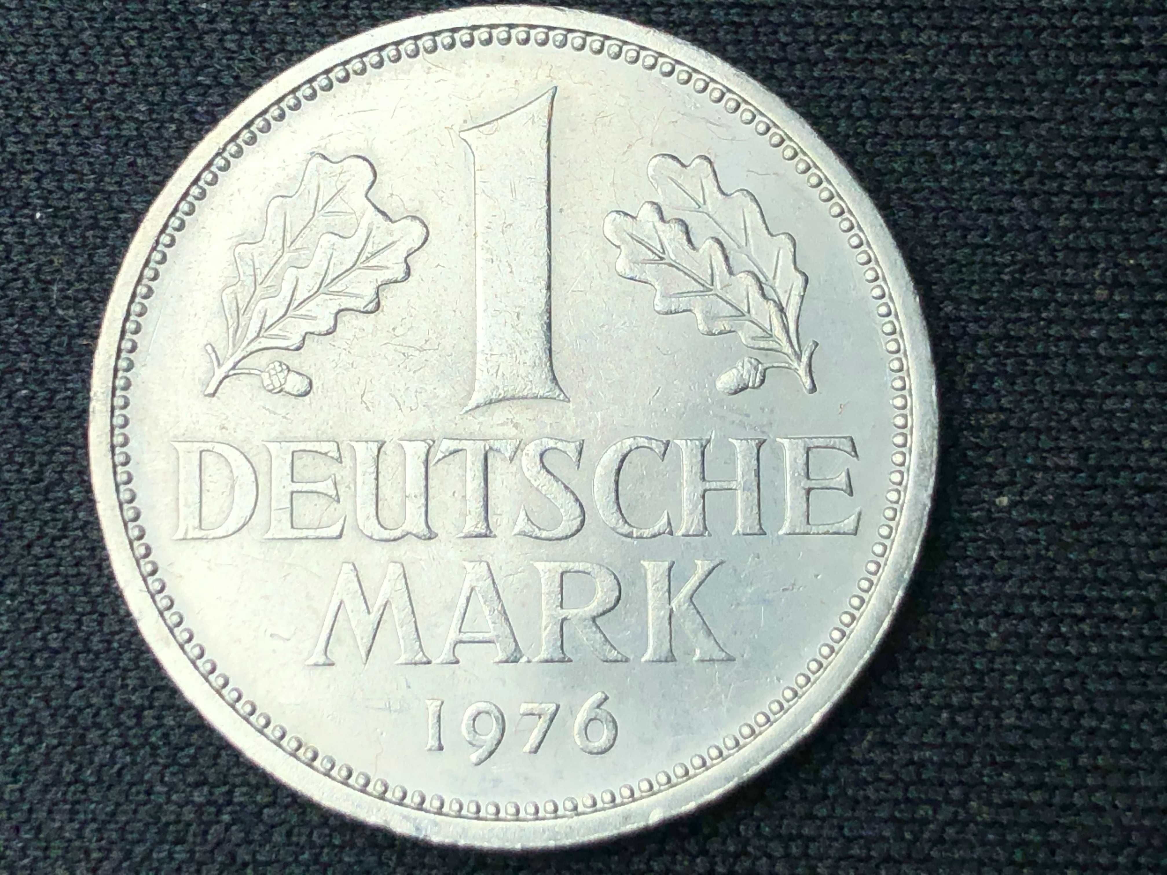 Alemanha 1976 - 1 Mark Letra G - Niquel