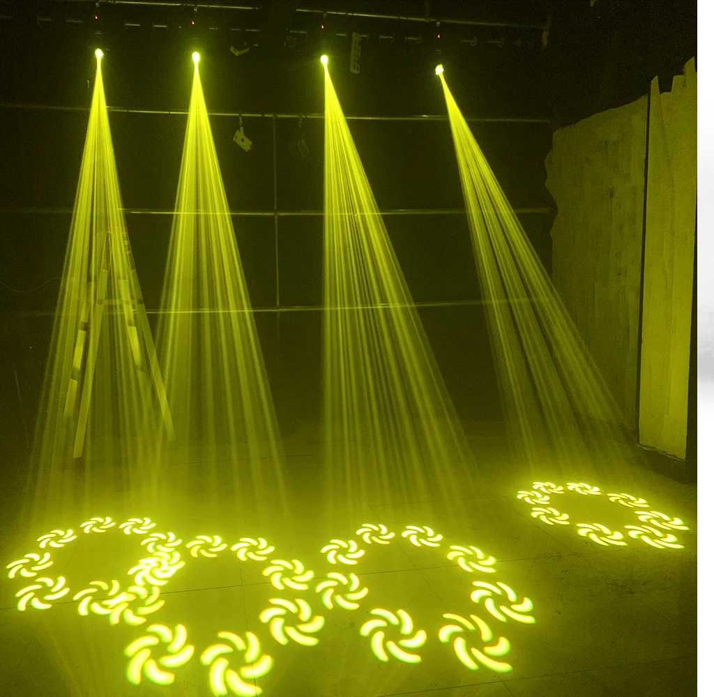 Głowa ruchoma oświetlenie LED 100W Beam Spot Gobo Pryzma