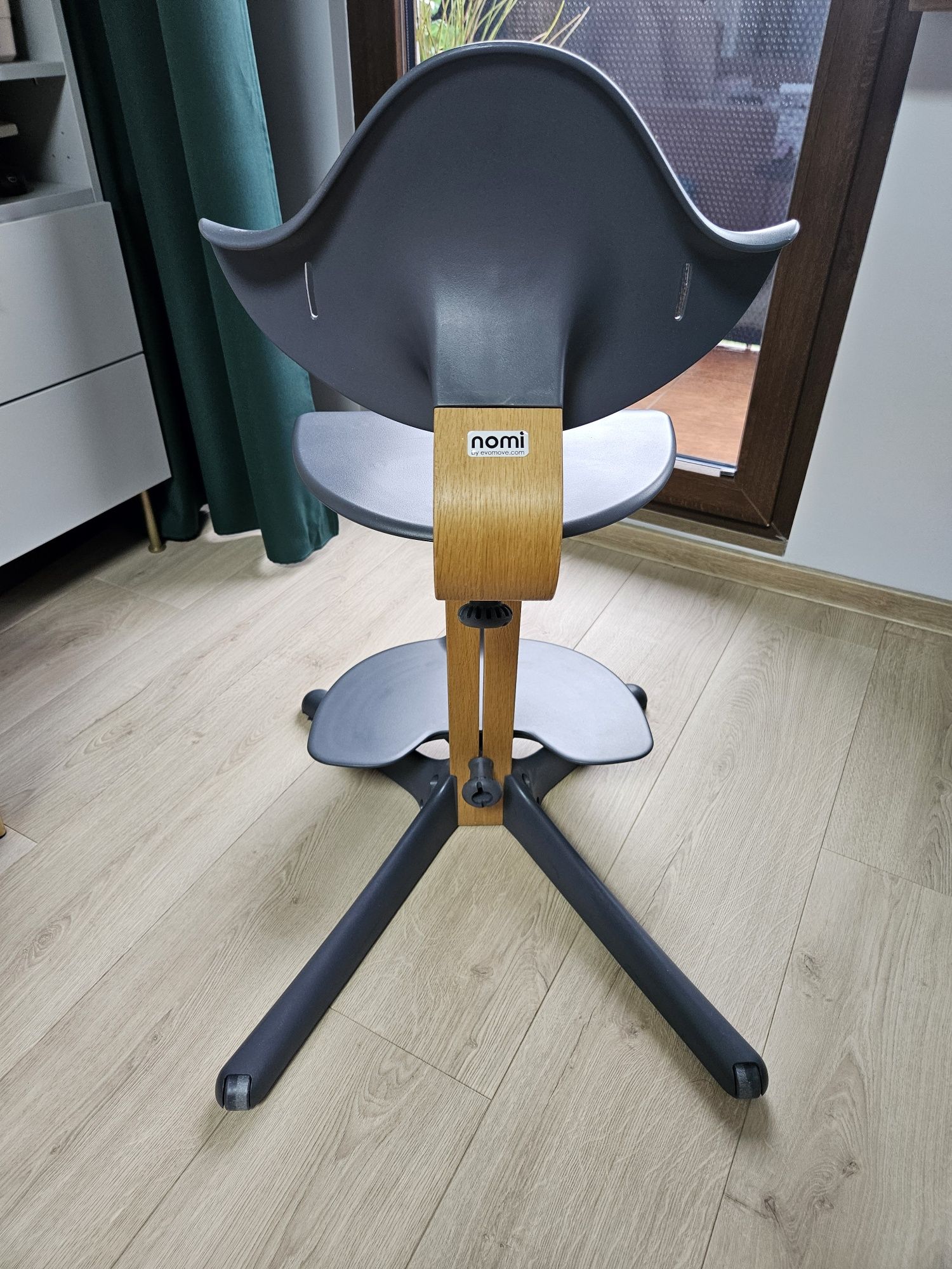 Krzesło NOMI wielofunkcyjne REGULOWANE dąb Krzesełko STOKKE