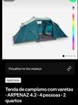 Vendo tenda Quechua 2 quartos