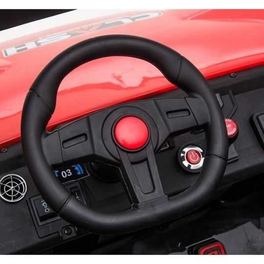 Auto na akumulator Buggy 4x4 Czerwony  do 80 kg regulacja siedzenia
