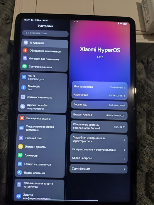 Xiaomi pad 6 , 6/128